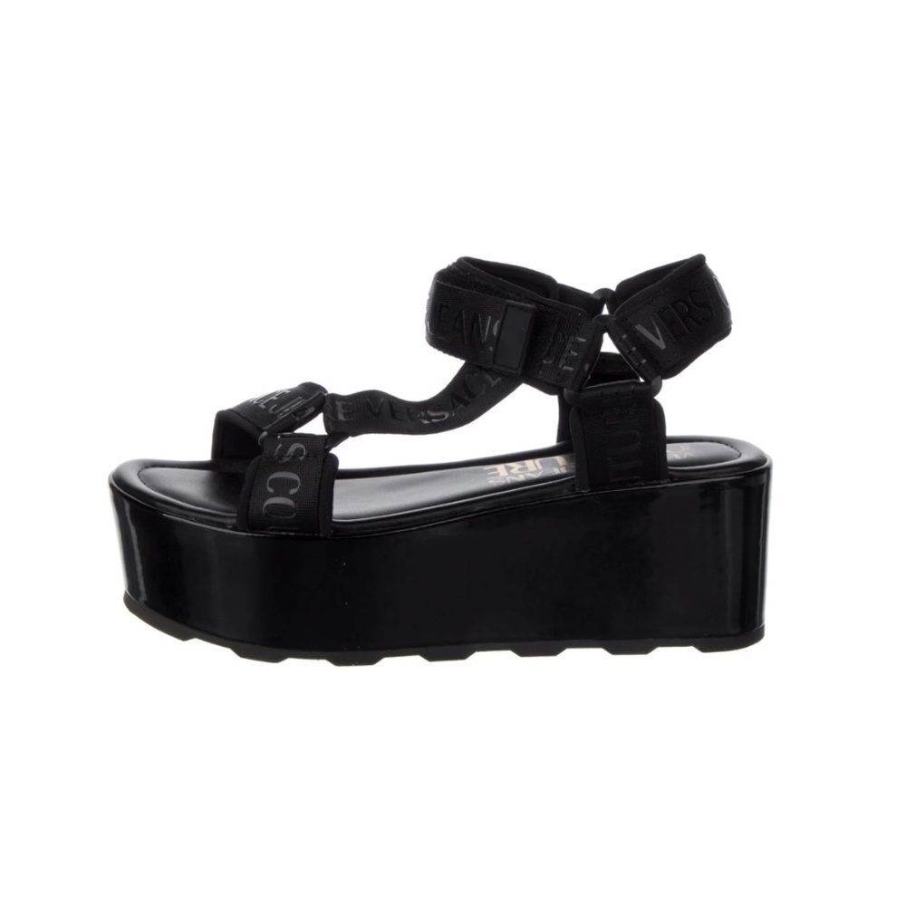 VERSACE Patent Leather Sandals